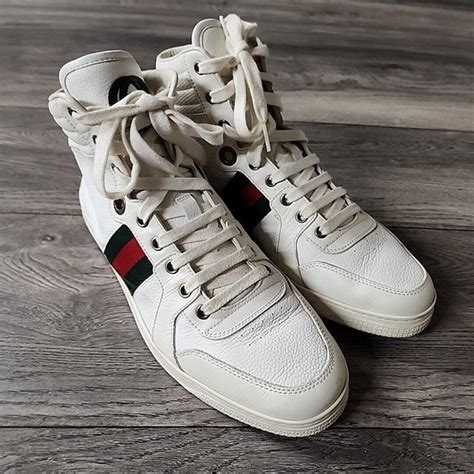 Gucci Coda Stripe High Top 221825 Sneakers .